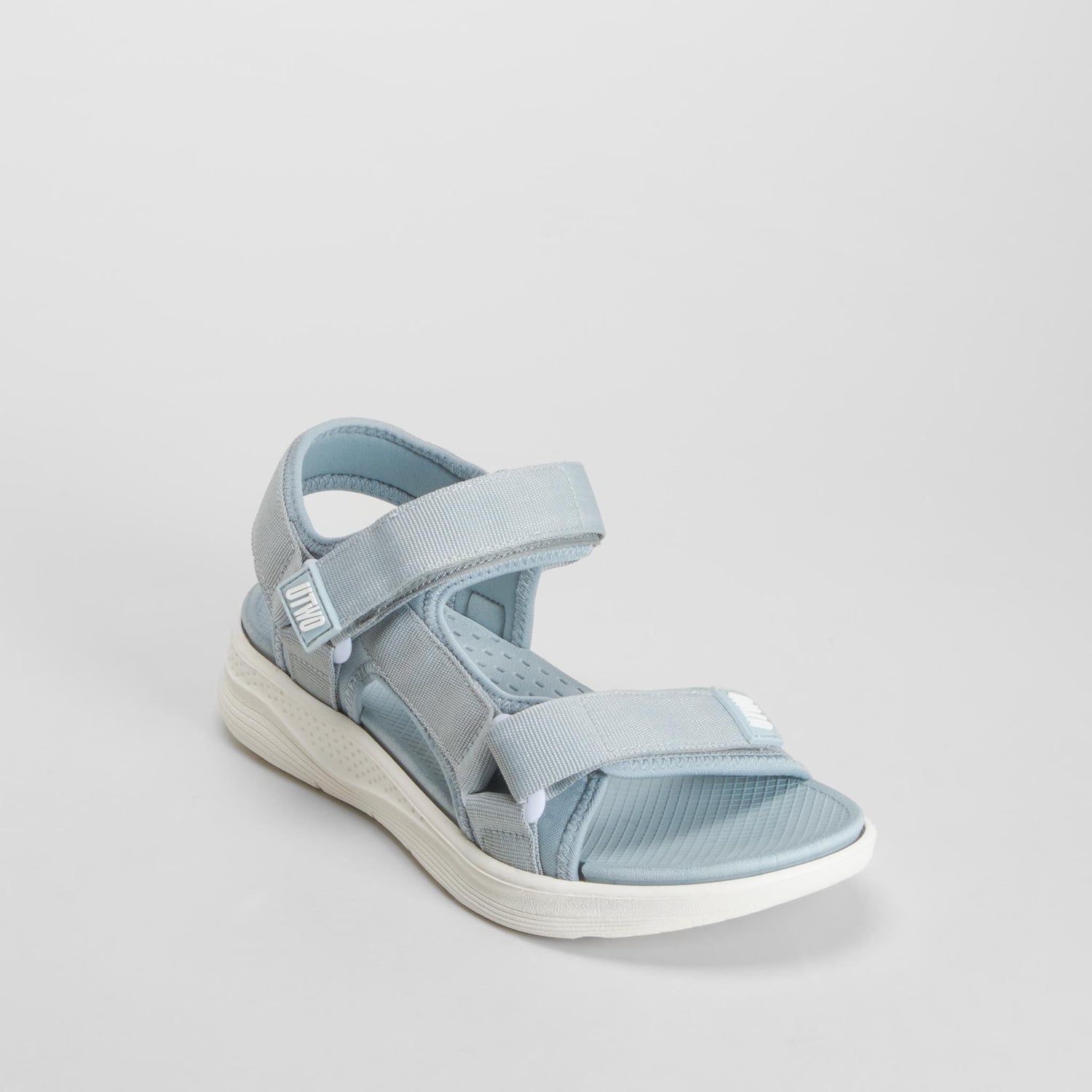 Sandalia deportiva velcro azul UTWO