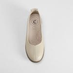 Bailarina confort beige piel COMFEET