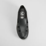 Sandalia casual piel negra COMFEET