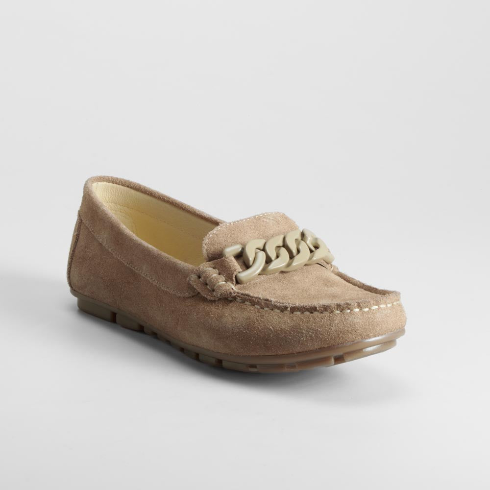Mocasín beige piel FOSCO