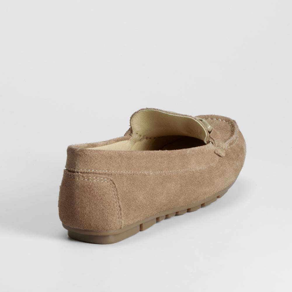 Mocasín beige piel FOSCO