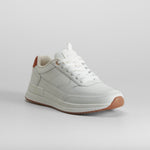 Deportiva running piel blanca FOSCO