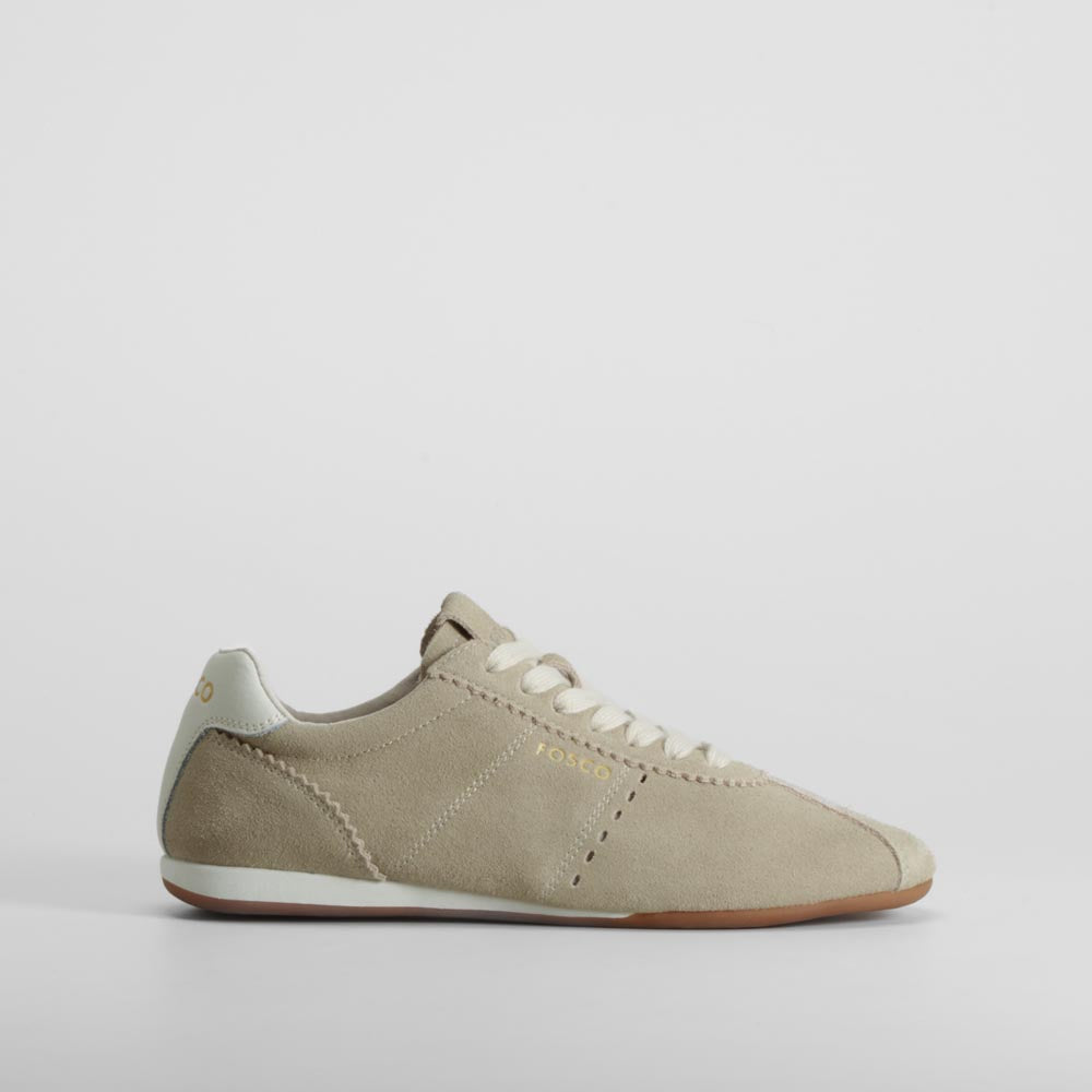 Zapatilla beige piel FOSCO