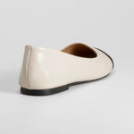 Bailarina beige punta negra PICCOLA PIU