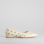 Bailarina blanca con tachuelas PICCOLA PIU