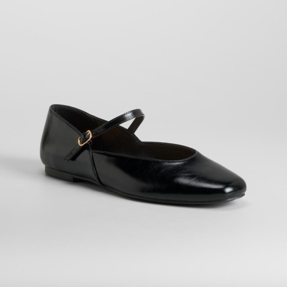 Bailarina negra con pulsera ajustable PICCOLA PIU