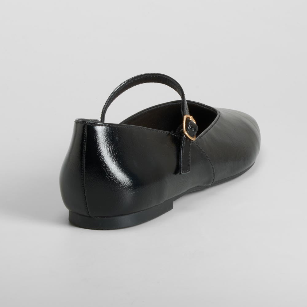 Bailarina negra con pulsera ajustable PICCOLA PIU
