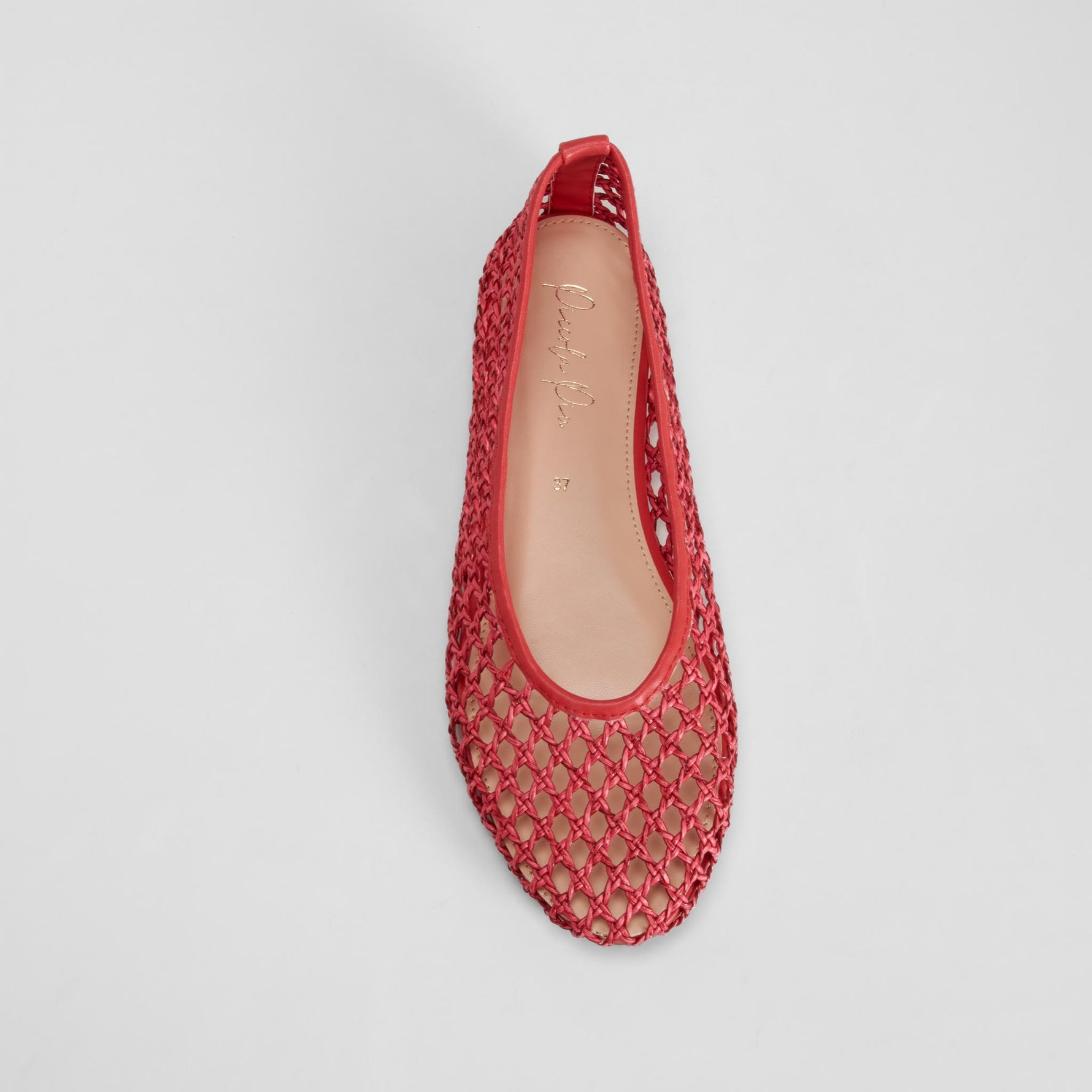 Bailarina rejilla roja PICCOLA PIU