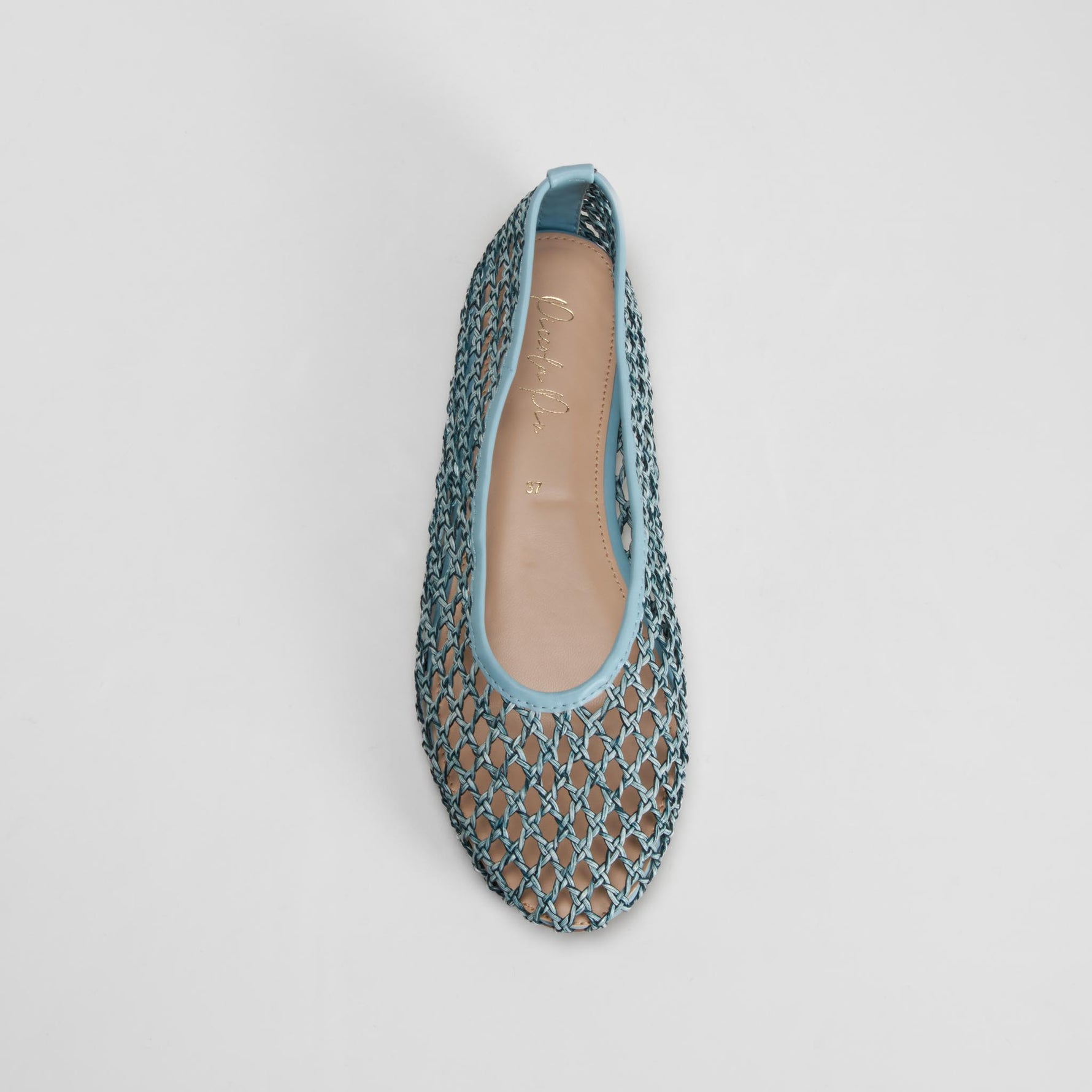Bailarina rejilla azul PICCOLA PIU