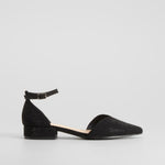 Zapato negro elegante con tacón bajo PICCOLA PIU