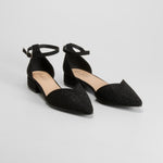 Zapato negro elegante con tacón bajo PICCOLA PIU