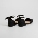 Zapato negro elegante con tacón bajo PICCOLA PIU