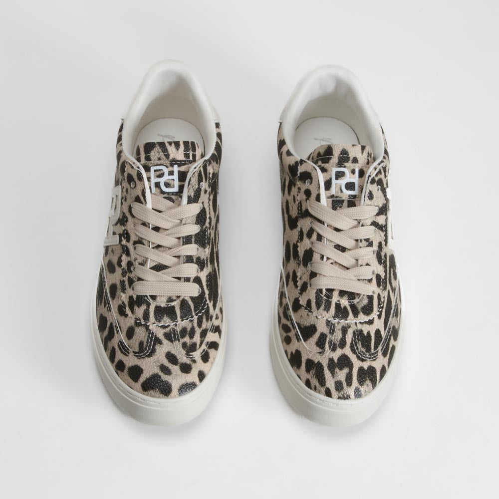 Zapatilla animal print beige PICCOLA PIU