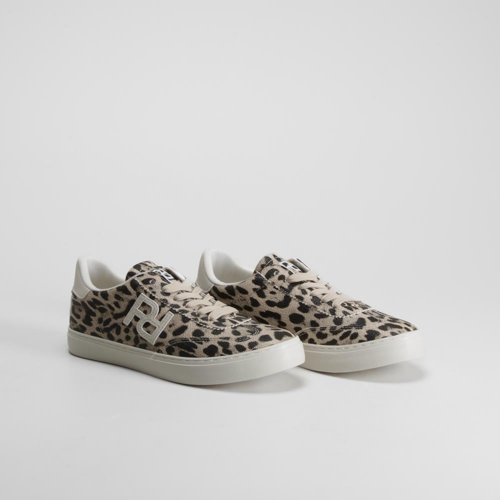 Zapatilla animal print beige PICCOLA PIU