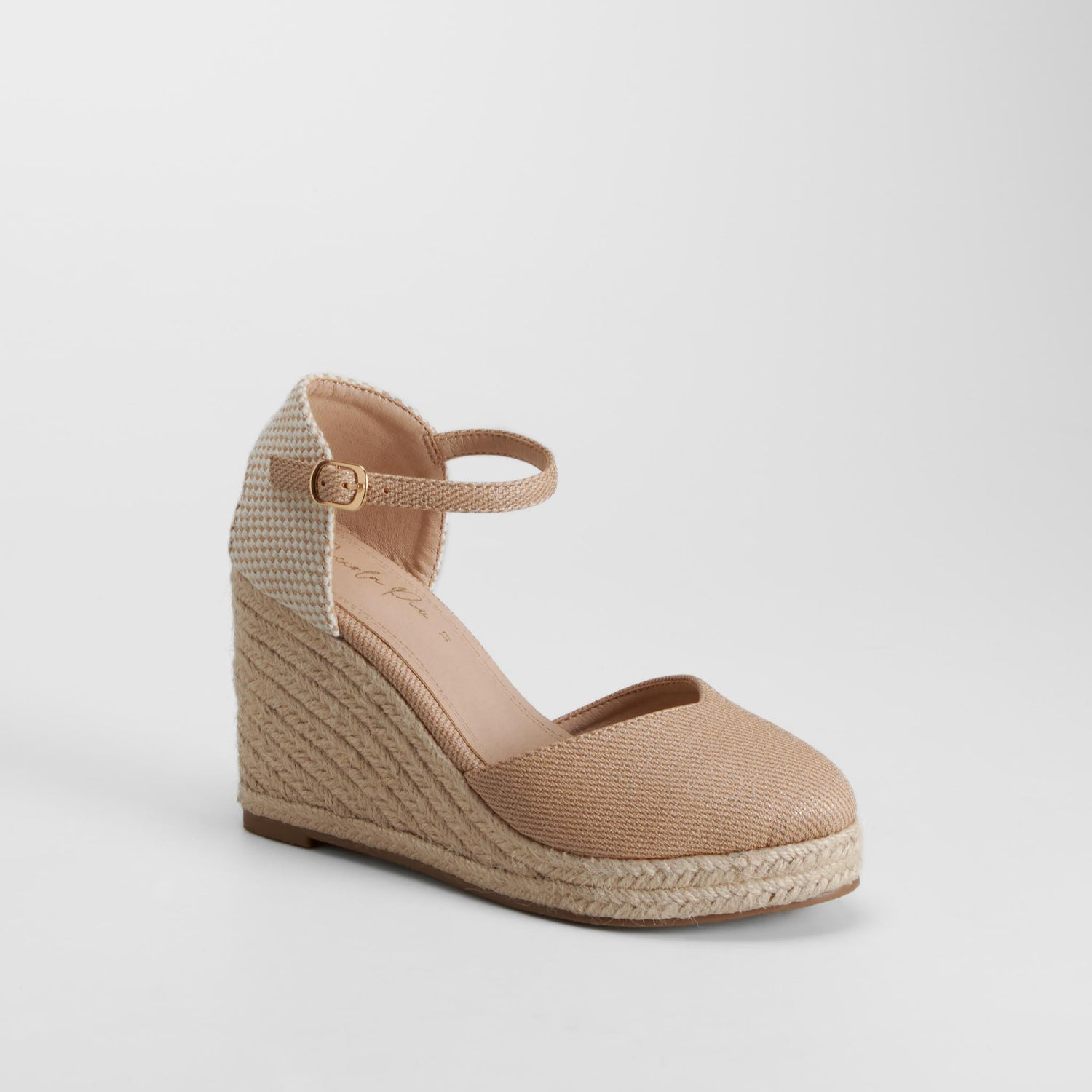 Alpargata cuña alta beige PICCOLA PIU