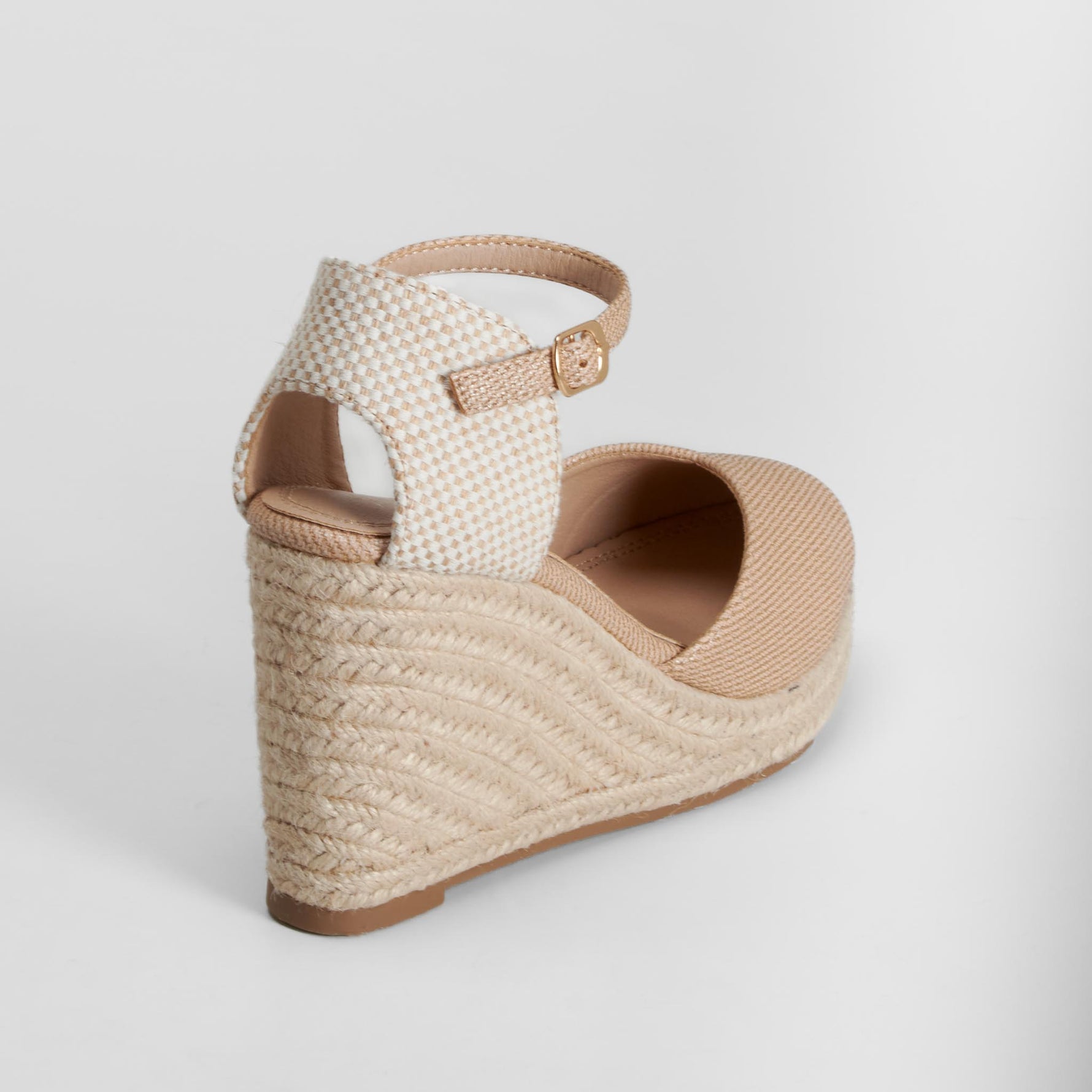 Alpargata cuña alta beige PICCOLA PIU