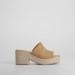Sandalia yute cuña beige PICCOLA PIU