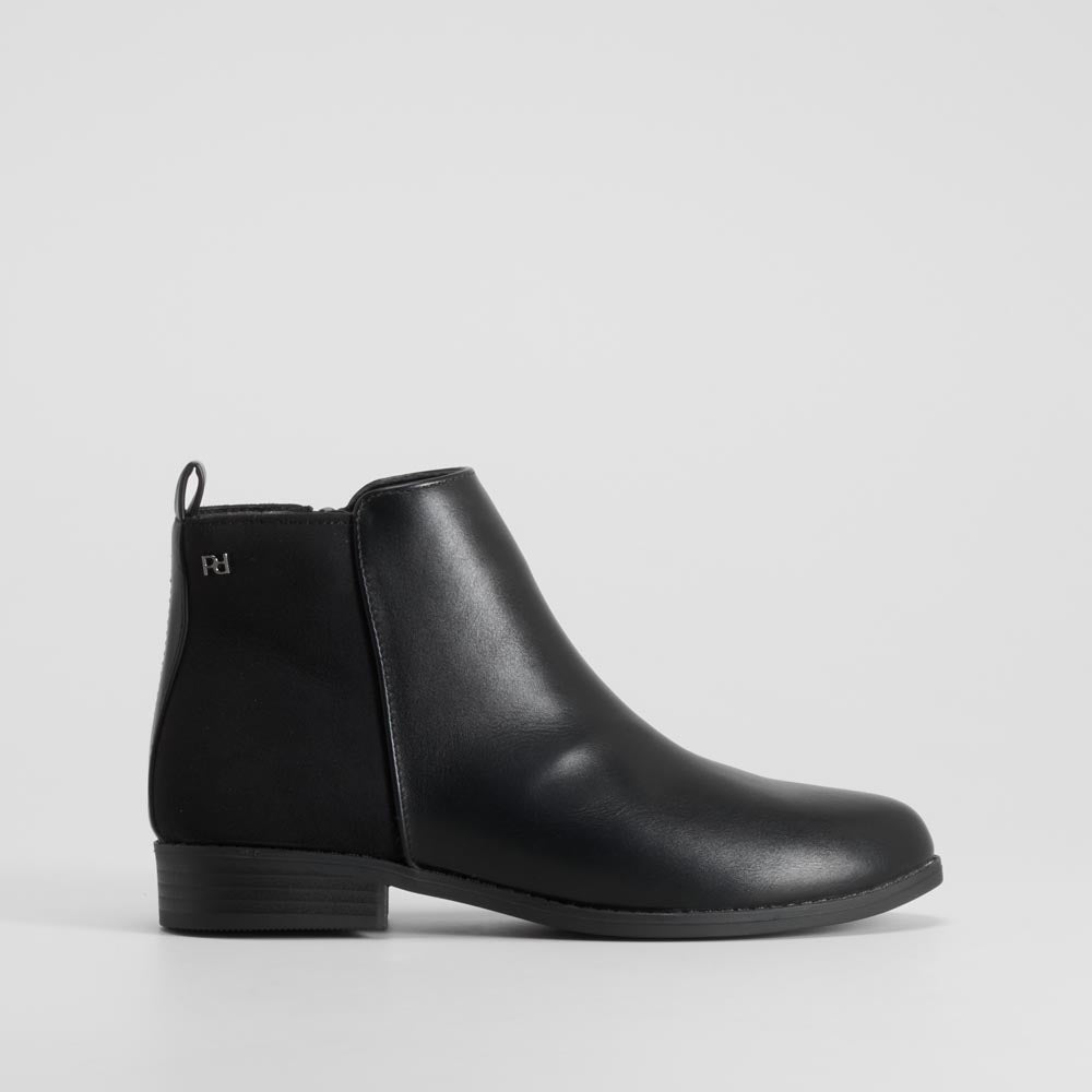 Botín negro clásico elegante PICCOLA PIU