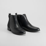 Botín negro clásico elegante PICCOLA PIU
