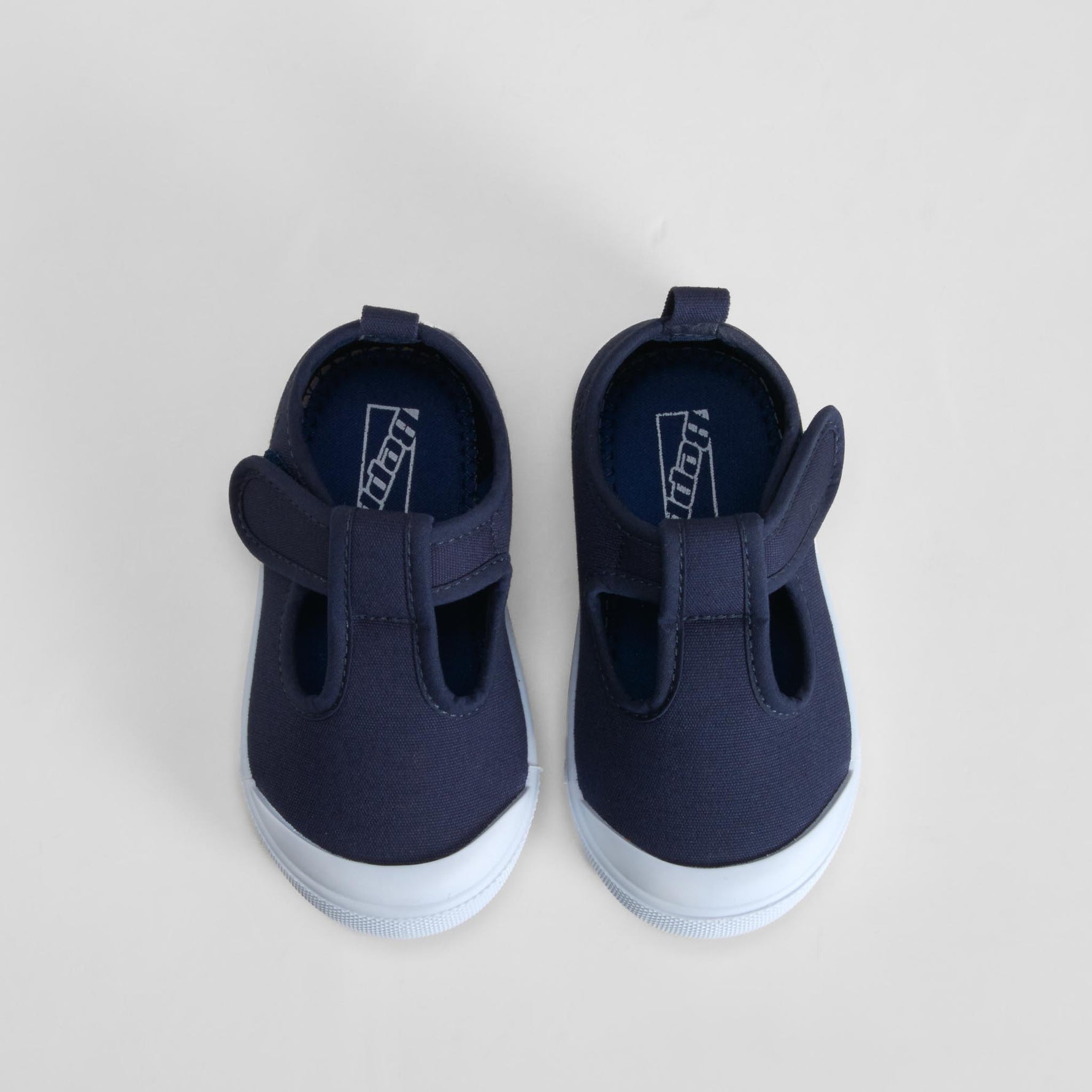 Zapatilla asandaliada lona azul bebé BEPPI