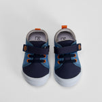 Zapatilla de lona velcro azul bebé BEPPI