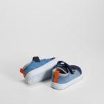 Zapatilla de lona velcro azul bebé BEPPI