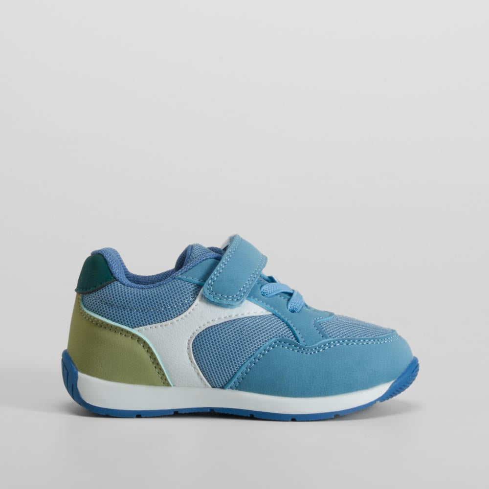 Zapatilla retrorunning azul bebé BACHE