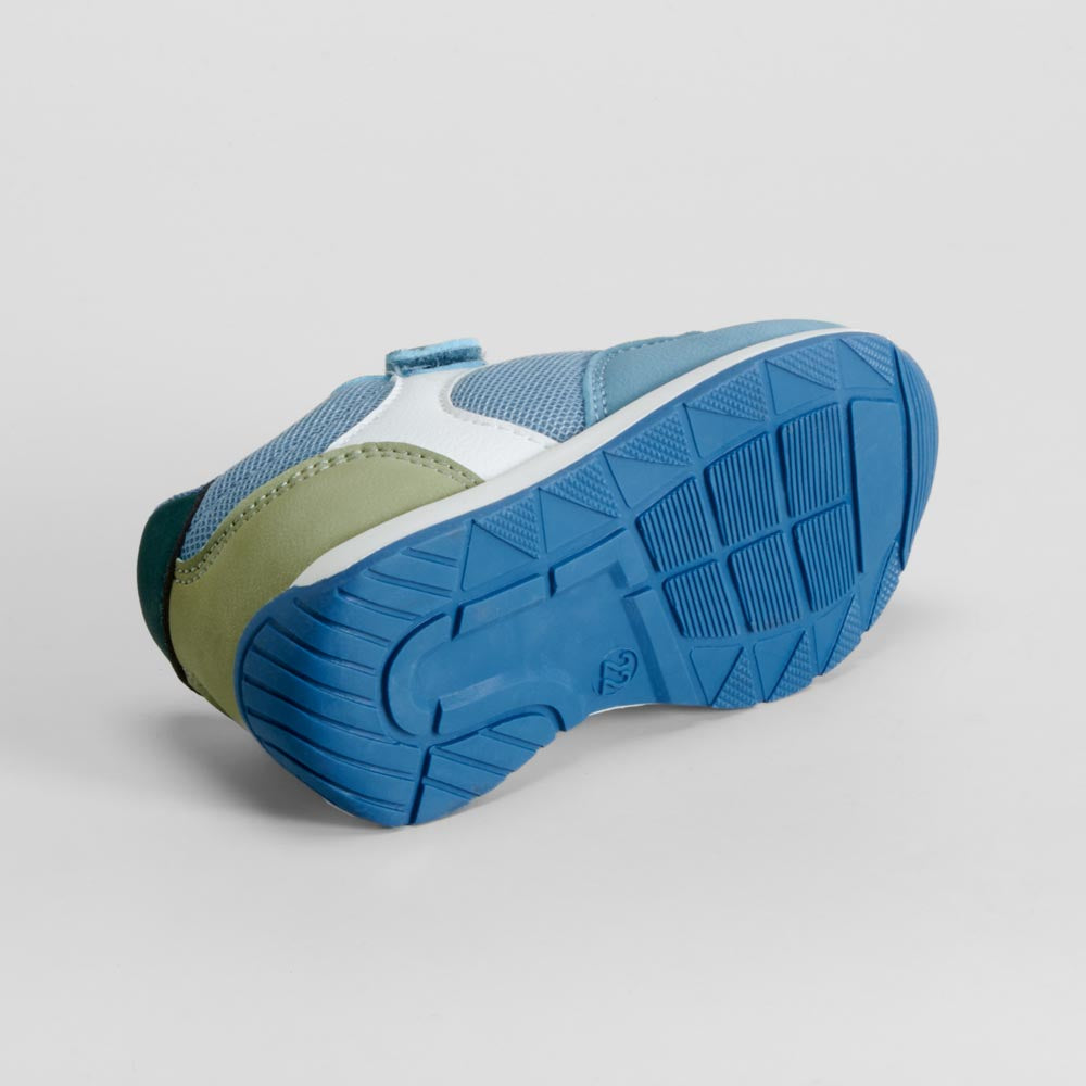 Zapatilla retrorunning azul bebé BACHE