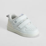 Zapatilla blanca doble velcro bebé BACHE