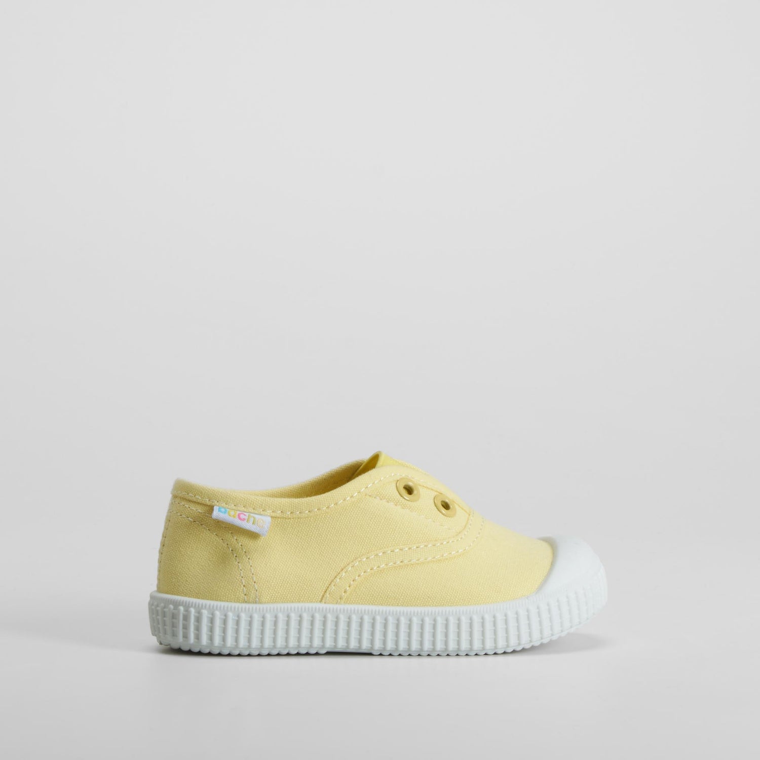 Zapatilla lona puntera bebé amarillo BACHE