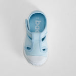 Zapatilla lona cangrejera bebé azul BACHE