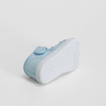 Zapatilla lona cangrejera bebé azul BACHE