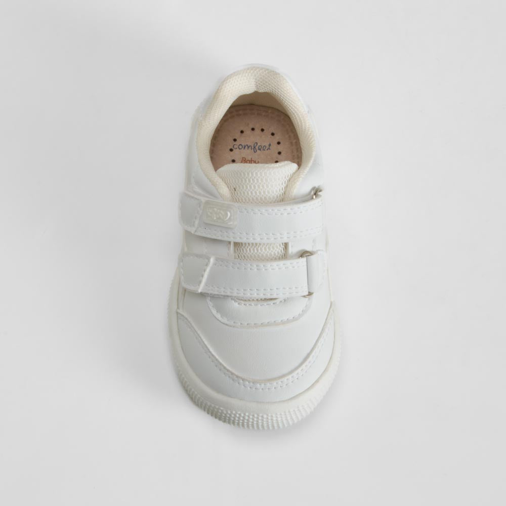 Zapatilla blanca velcro bebé COMFEET BABY