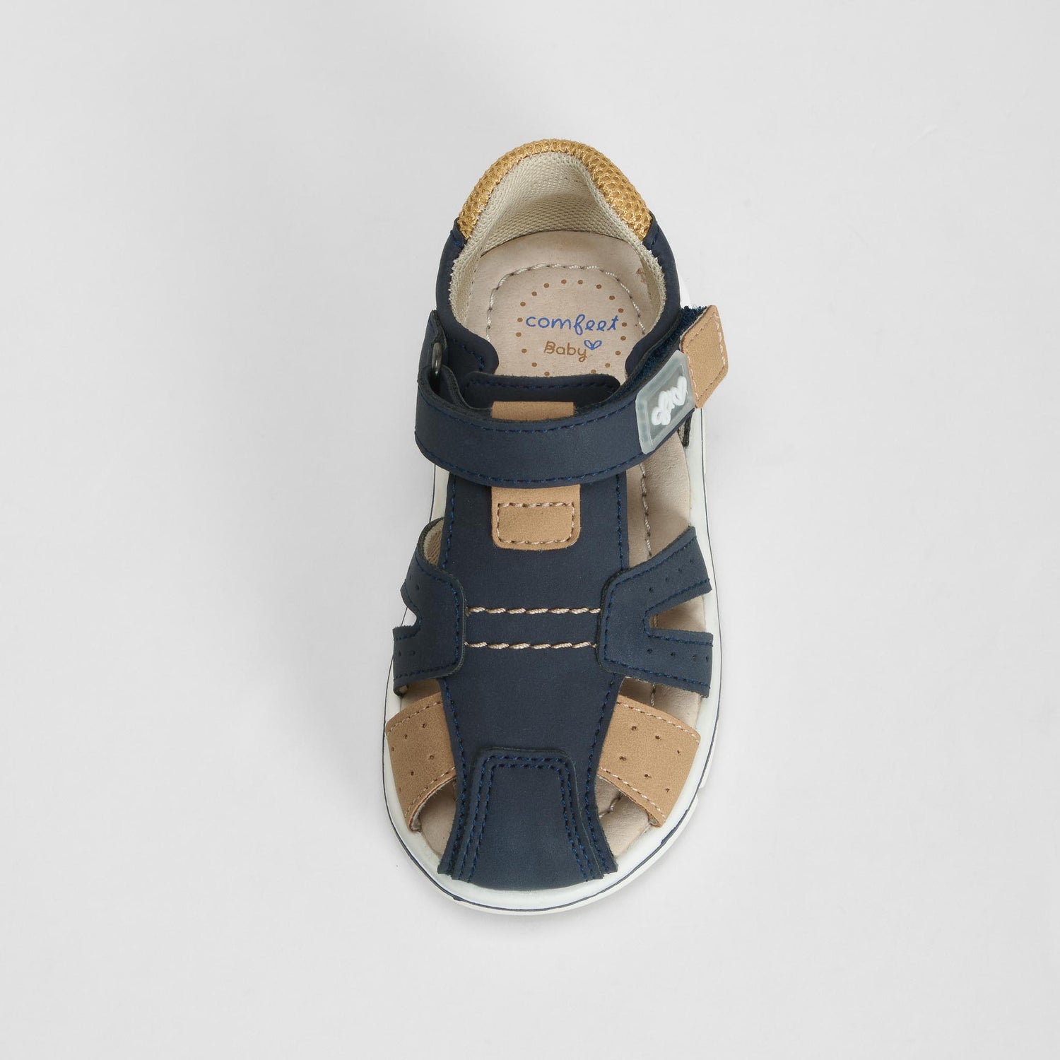 Sandalia abierta bebé azul COMFEET