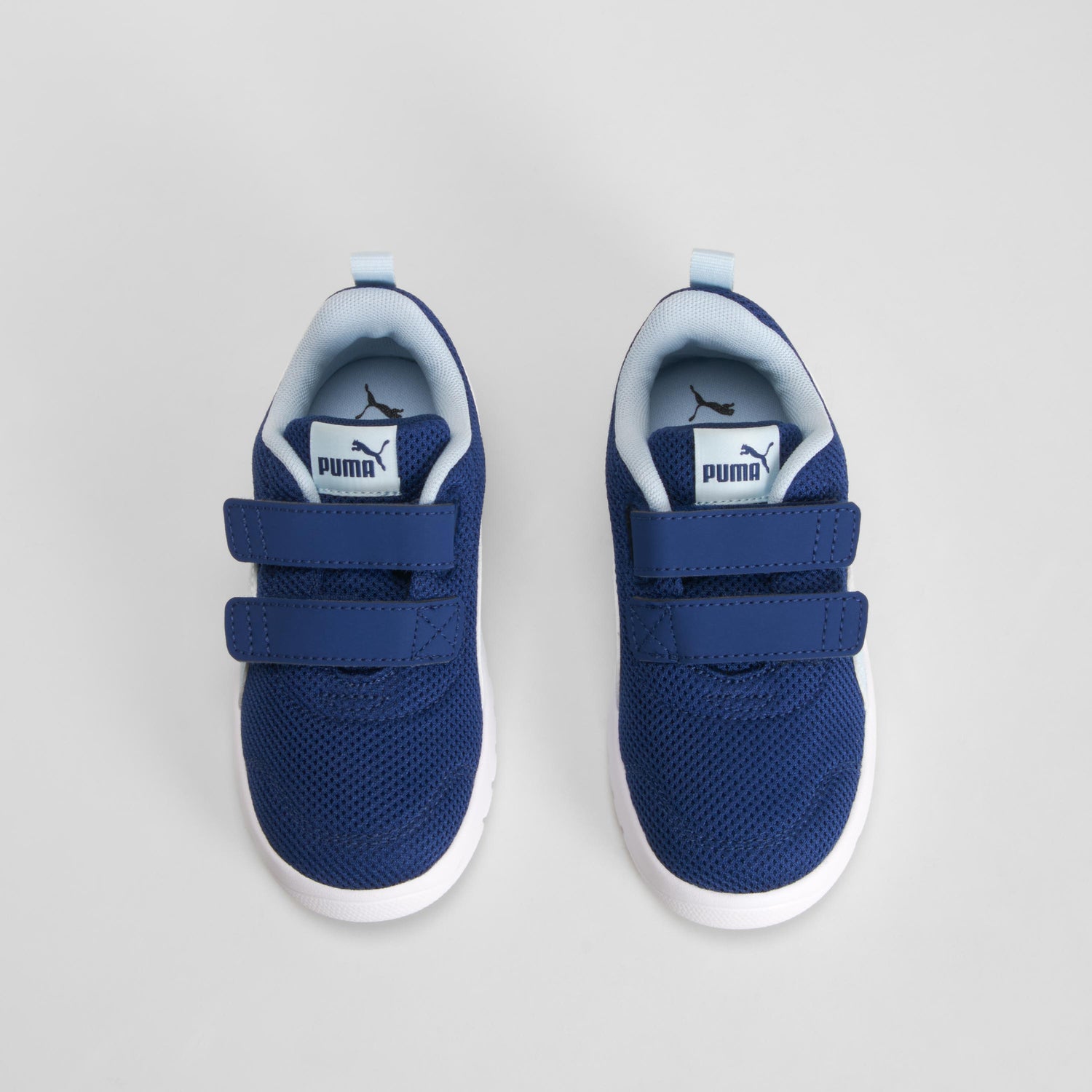 Zapatilla deportiva Courtflex bebé azul PUMA