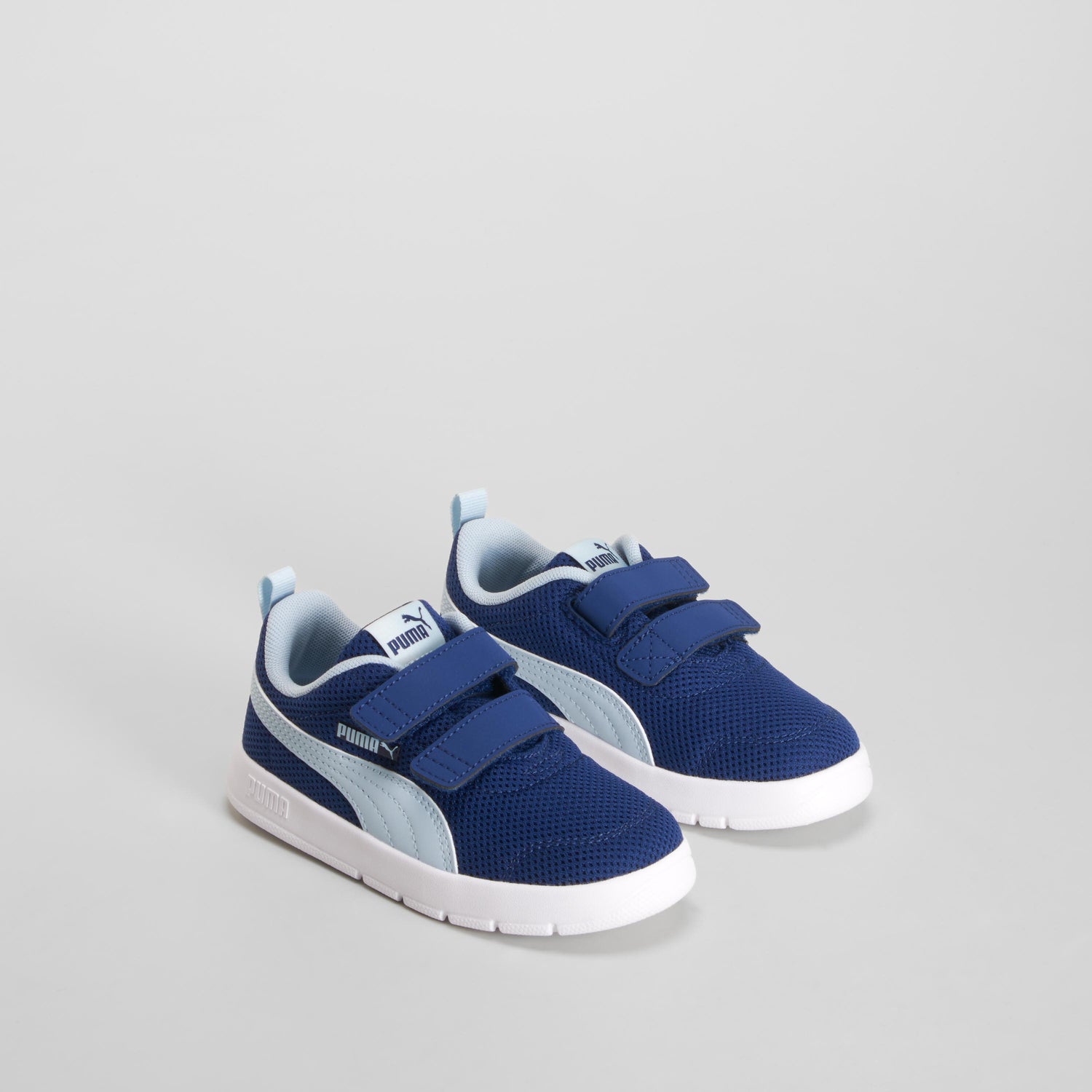 Zapatilla deportiva Courtflex bebé azul PUMA