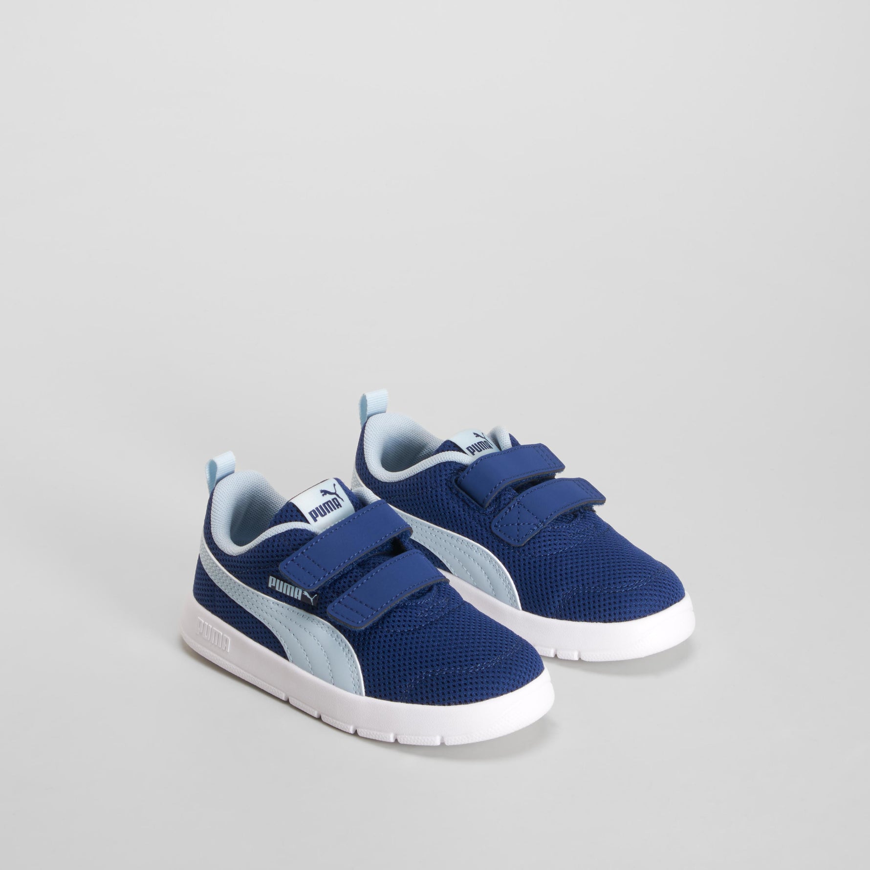 Zapatilla deportiva Courtflex bebé azul PUMA