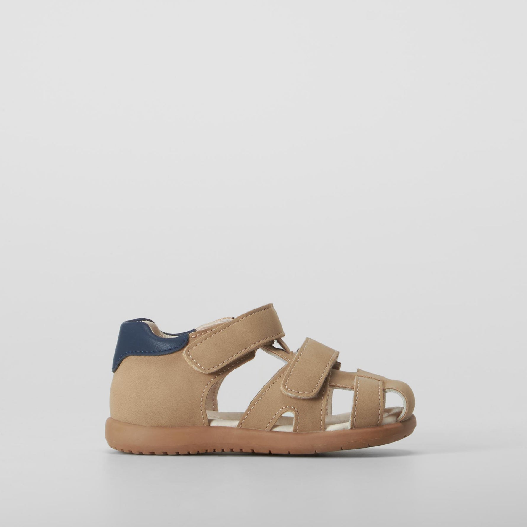 Sandalia cierre ajustable bebé beige BACHE