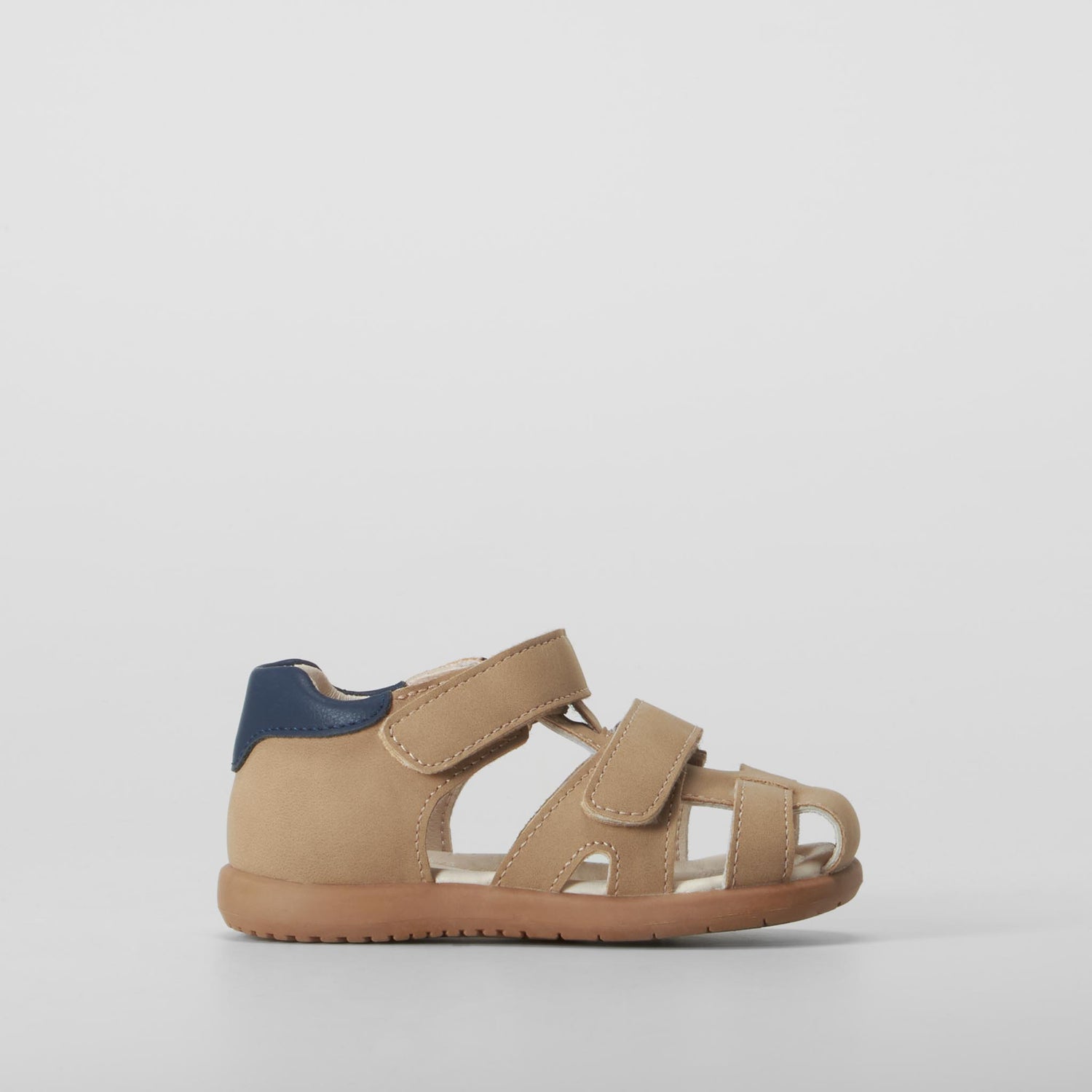 Sandalia cierre ajustable bebé beige BACHE