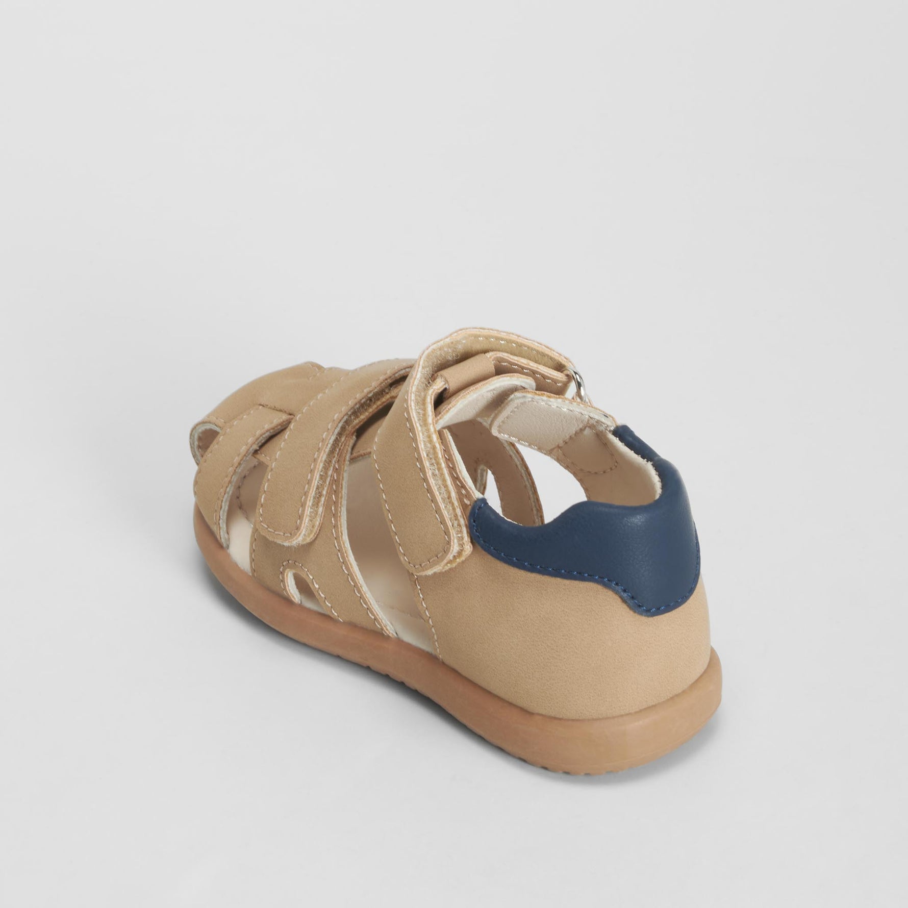 Sandalia cierre ajustable bebé beige BACHE