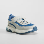 Deportiva infantil azul y gris SEVEN FIVE