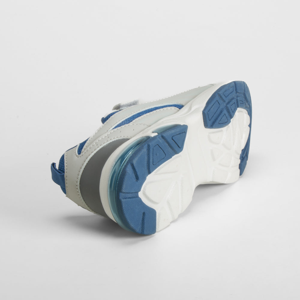 Deportiva infantil azul y gris SEVEN FIVE