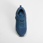 Deportiva azul con velcro y cordones SEVEN FIVE