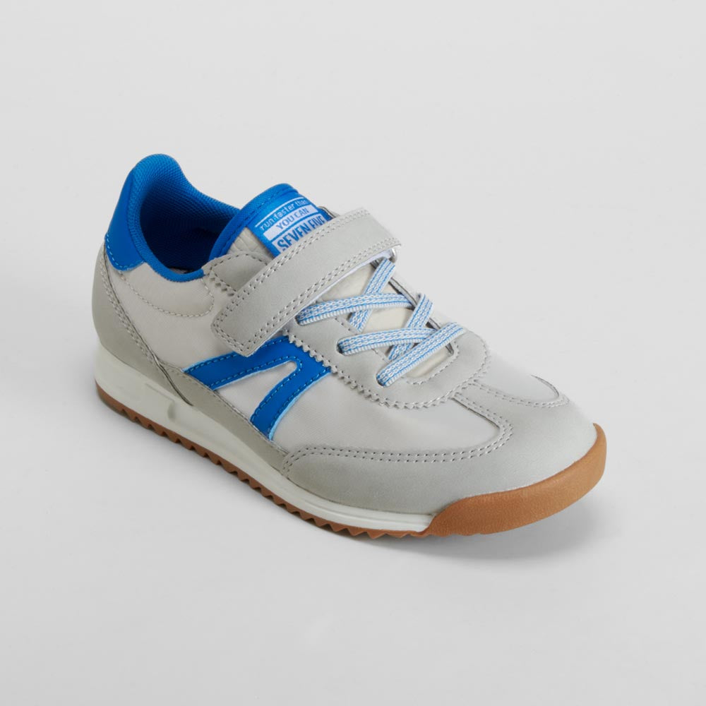 Zapatilla deportiva velcro gris SEVEN FIVE