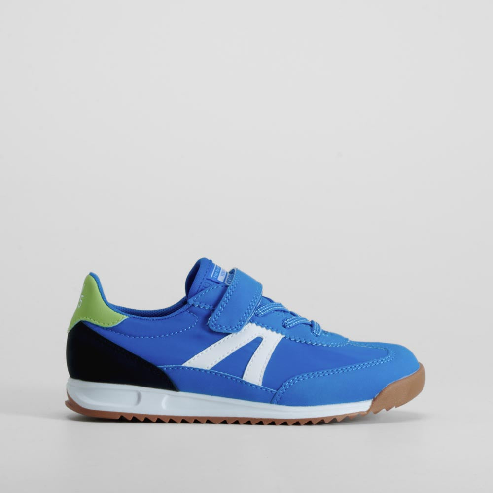 Zapatilla retrorunning velcro azul SEVEN FIVE