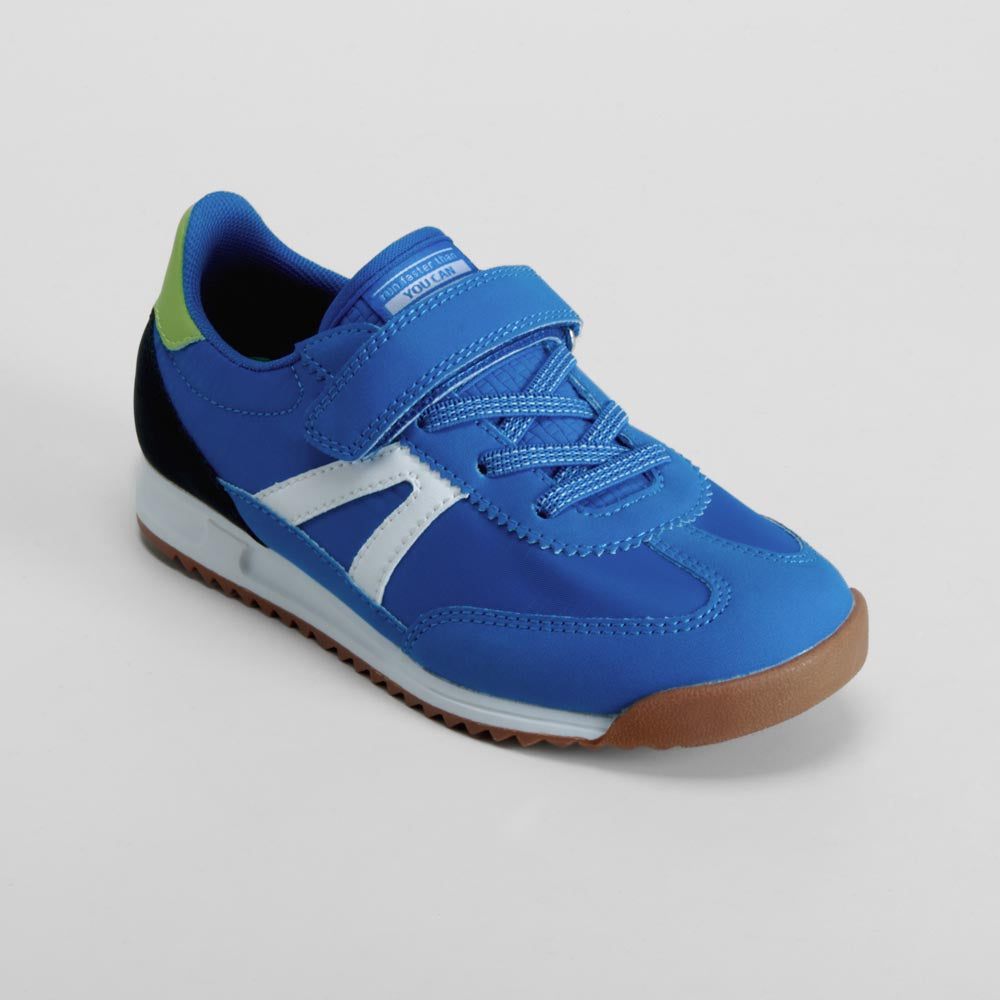 Zapatilla retrorunning velcro azul SEVEN FIVE