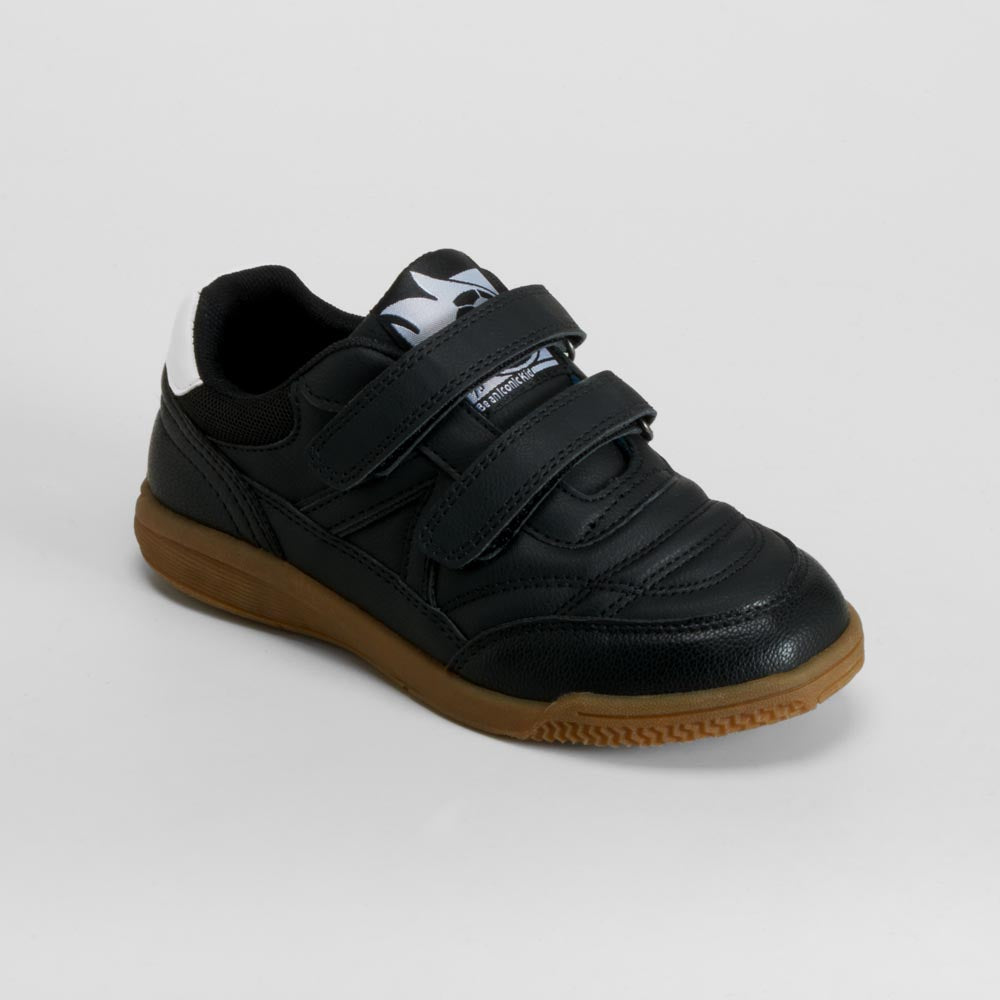 Zapatilla fútbol city velcro negra SEVEN FIVE
