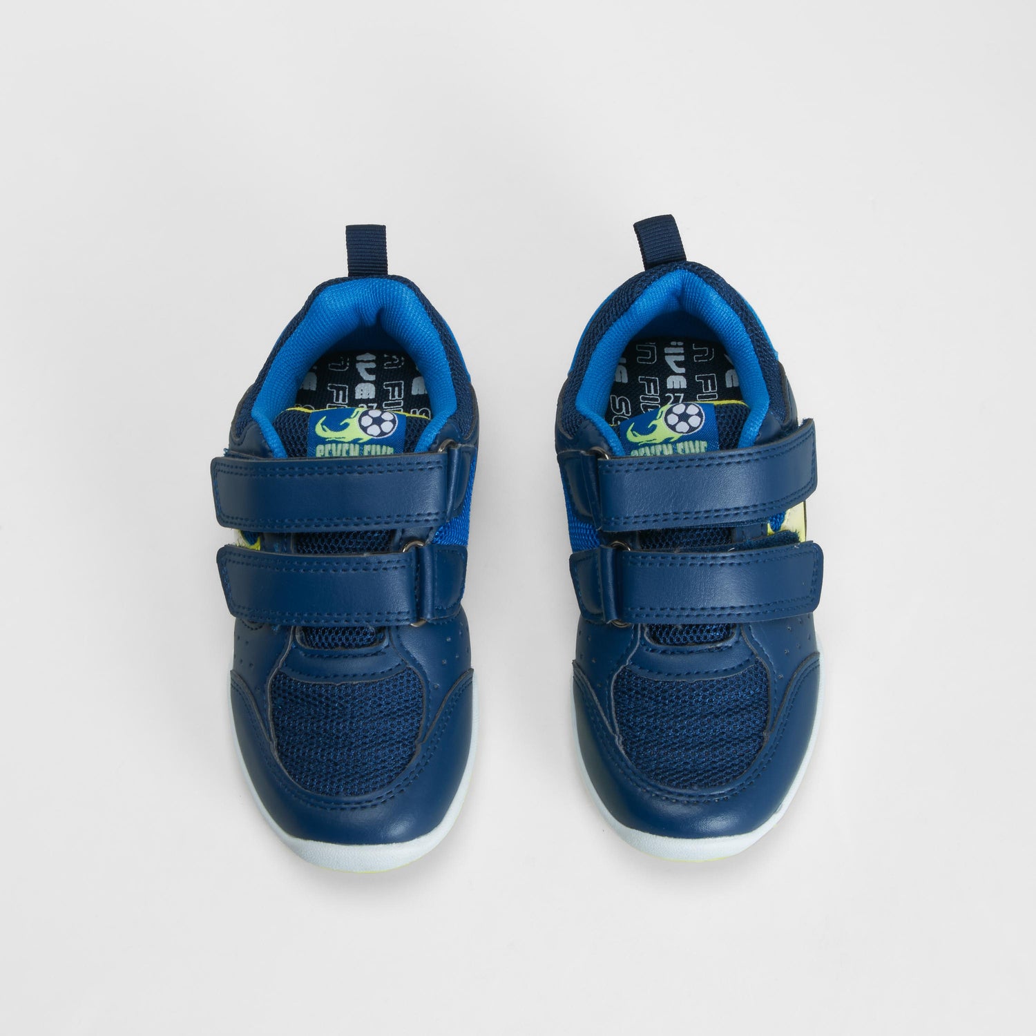 Zapatilla deportiva cierre velcro azul SEVEN FIVE