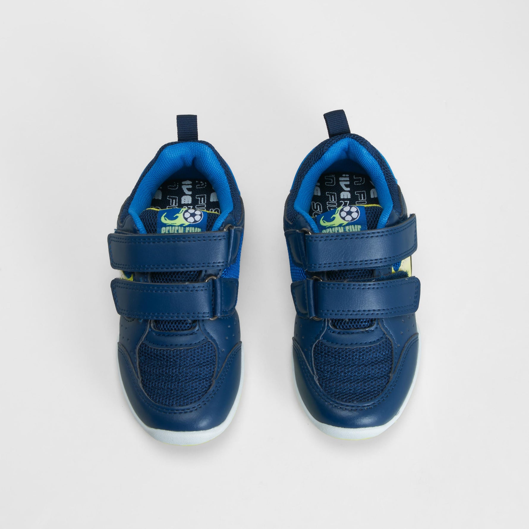 Zapatilla deportiva cierre velcro azul SEVEN FIVE