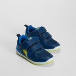 Zapatilla deportiva cierre velcro azul SEVEN FIVE